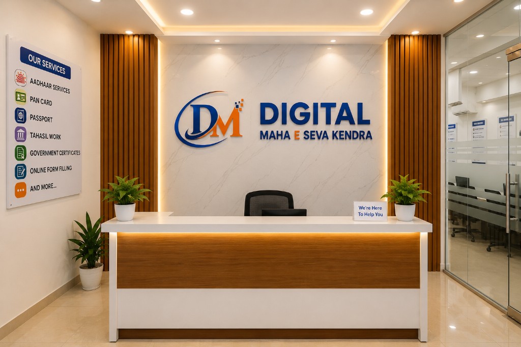 Digital Maha E Seva Kendra Office Interior
